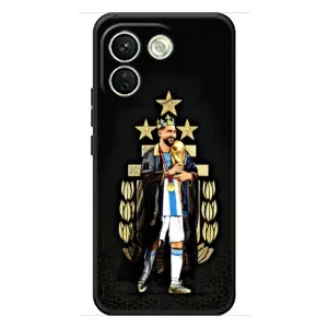 Чохли для Xiaomi Redmi Note 17 Pro Max (Leo чемпіон) (AlphaPrint) (Мессі Король)