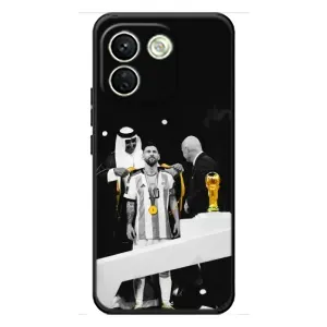 Чохли для Xiaomi Redmi Note 17 Pro Max (Leo чемпіон) (AlphaPrint) (Мессі коронований)
