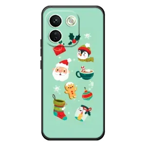 Новогодние Чехлы для Сяоми Редми Ноте 17 Про Макс (VPrint)