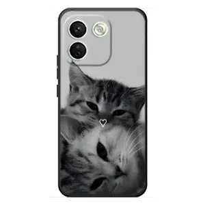 Чехол с рисунком кот на Xiaomi Redmi Note 17 Pro Max (Пара котов)