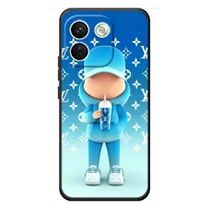 Круті Чохли Луі Віттон для Xiaomi Redmi Note 17 Pro Max (AlphaPrint) (Хлопець LV)