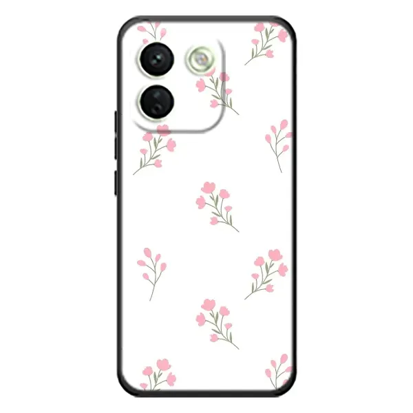 Чехол с принтом «Розовые цветы» для Xiaomi Redmi Note 17 Pro Max