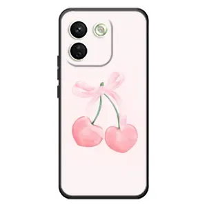 Чехол с розовым рисунком для Xiaomi Redmi Note 17 Pro Max (Розовые вишни)