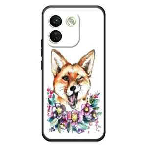 Чехлы с картинкой Лисички для Xiaomi Redmi Note 17 Pro Max (VPrint) (Веселая лисичка)