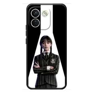Чехлы Венсдей на Xiaomi Redmi Note 17 Pro Max Уэнсдей (AlphaPrint) (W-Wednesday)