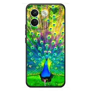 Чехол с птицами на Xiaomi Redmi Note 17 Pro Max (VPrint) (Яркий Павлин)