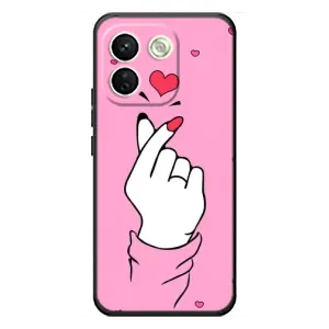 Чехол с принтом для Xiaomi Redmi Note 17 Pro Max (AlphaPrint - Знак сердечка)