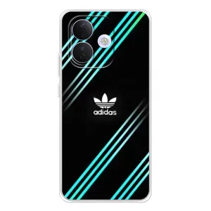 Чохли Адидас для Xiaomi Redmi Note 17 Pro (AlphaPrint) (Адідас з полосами)