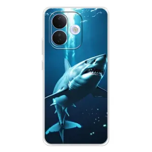 Чехол с картинкой «Хищники» для Xiaomi Redmi Note 17 Pro (Акула под водой)