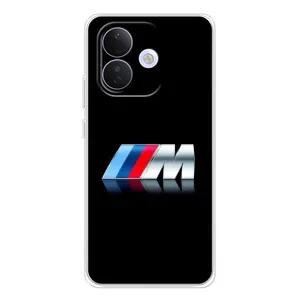 Чехол для Сяоми Редми Ноте 17 Про - с принтом БМВ (AlphaPrint) (AMG)