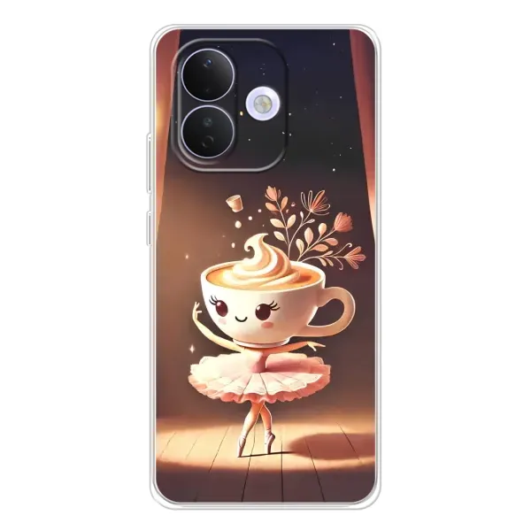 Чехол с принтом «Балерина капучина» для Xiaomi Redmi Note 17 Pro
