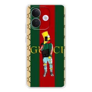 Брендновые Чехлы для Xiaomi Redmi Note 17 Pro - (PREMIUMPrint) (Барт ГУЧЧИ)