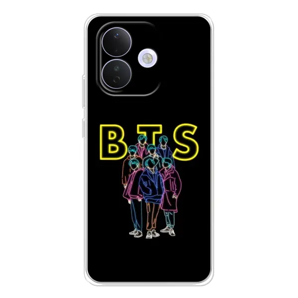 Чехол с принтом «BTS стайл» для Xiaomi Redmi Note 17 Pro