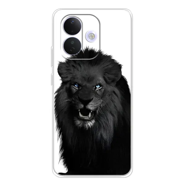 Чехол с принтом «Черный ЛЕВ» для Xiaomi Redmi Note 17 Pro