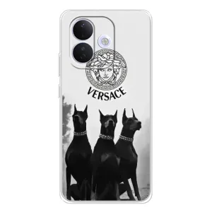 Чехлы VERSACE для Сяоми Редми Ноте 17 Про (PREMIUMPrint) (Доберман Версаче)