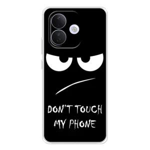 Чехол для Сяоми Редми Ноте 17 Про - (AlphaPrint) с печатью (ТОП продаж) (Dont Touch)