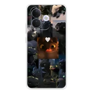 Чохол як приборкати дракона на Xiaomi Redmi Note 17 Pro (Дракон колаж)