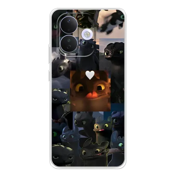 Чохол з принтом «Дракон колаж» для Xiaomi Redmi Note 17 Pro Чохол з принтом «Дракон колаж» для Xiaomi Redmi Note 17 Pro
