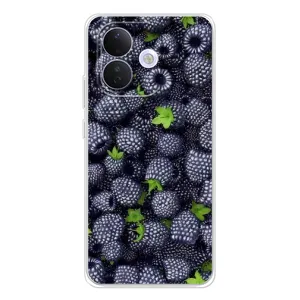 Чехлы с Фруктами для Xiaomi Redmi Note 17 Pro (VPrint) (Ежевика)