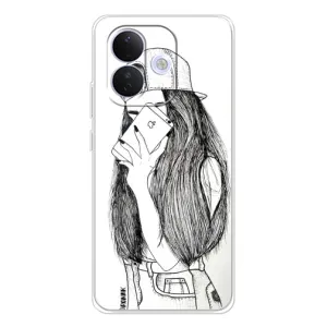Чехол с печатью для Xiaomi Redmi Note 17 Pro - (Мода) (AlphaPrint) (Фото девочки)