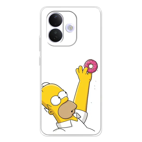 Чохол з принтом «Гомер з пончиком» для Xiaomi Redmi Note 17 Pro Чохол з принтом «Гомер з пончиком» для Xiaomi Redmi Note 17 Pro