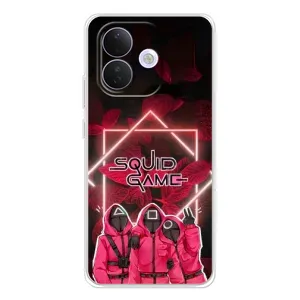 Чохол Гра в кальмара для Xiaomi Redmi Note 17 Pro (Охоронці Гра кальмара)