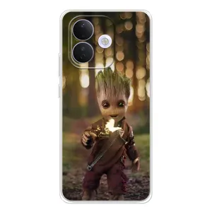 Чехол МАРВЕЛ для Сяоми Редми Ноте 17 Про (AlphaPrint) (I am Groot)