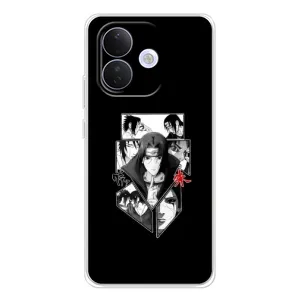 Чехлы на тему: Итачи Учиха для Xiaomi Redmi Note 17 Pro (AlphaPrint) (коллаж Итачи)