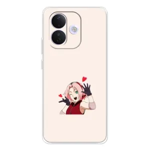 Чехлы Персонажи Аниме Наруто для Xiaomi Redmi Note 17 Pro (AlphaPrint) (Лайк Сакура)