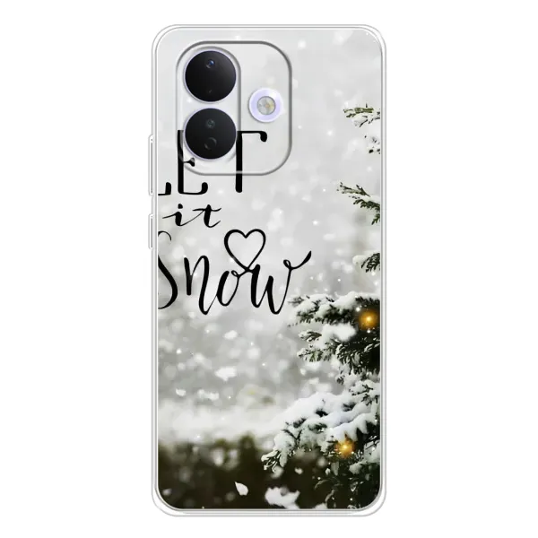 Чехол с принтом «Let it snow» для Xiaomi Redmi Note 17 Pro
