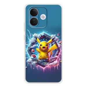 Чохол з Пікачу на Xiaomi Redmi Note 17 Pro (Лого Пікачу)