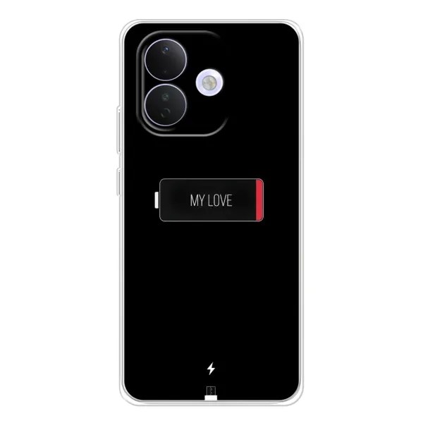 Чехол с принтом «Love battery» для Xiaomi Redmi Note 17 Pro Чехол с принтом «Love battery» для Xiaomi Redmi Note 17 Pro