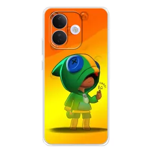 Чехол для Xiaomi Redmi Note 17 Pro Бравл Старс (VPrint) (Мальчик Леон)