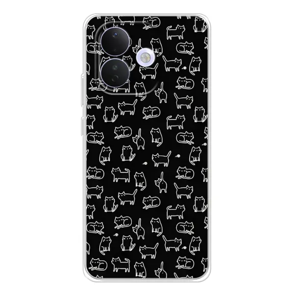 Чехол с принтом «Меленькие котики» для Xiaomi Redmi Note 17 Pro