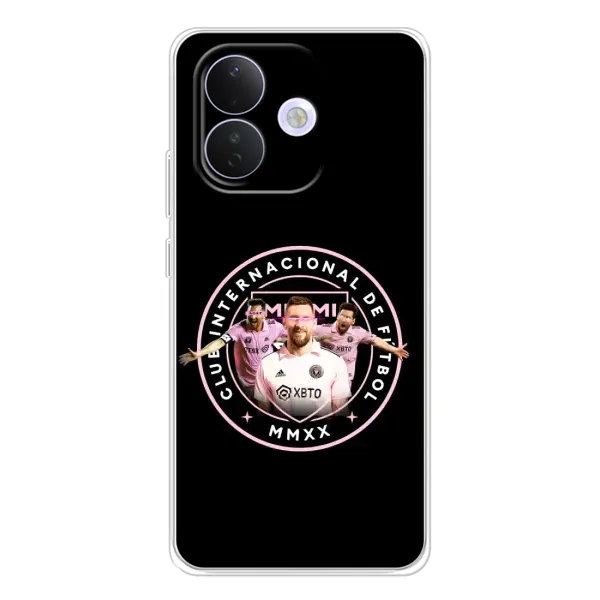 Чохол з принтом «Мессі в лого» для Xiaomi Redmi Note 17 Pro