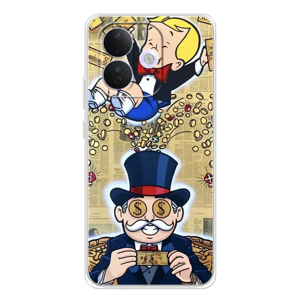 Чехол с принтом «Монополия Мен» для Xiaomi Redmi Note 17 Pro