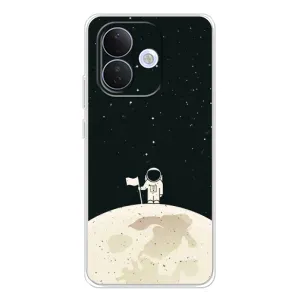 Космические Чехлы для Сяоми Редми Ноте 17 Про (VPrint) (На луне)
