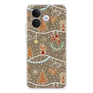 Новогодние, Праздничные Чехлы для Xiaomi Redmi Note 17 Pro - 2024 год (Новогодние пряники)