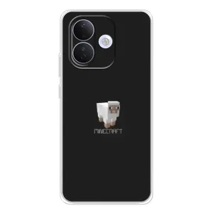 Чехол Майнкрафт на Xiaomi Redmi Note 17 Pro (AlphaPrint) Minecraft (Овечка Майнкрафт)