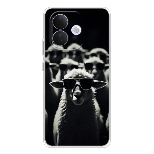 Чехол с принтом «Овечка в очках» для Xiaomi Redmi Note 17 Pro Чехол с принтом «Овечка в очках» для Xiaomi Redmi Note 17 Pro