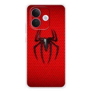 Чехол с человеком пауком для Xiaomi Redmi Note 17 Pro - (AlphaPrint) (Паук Марвел)