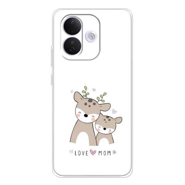 Чехол с принтом «Оленята мама и малыш» для Xiaomi Redmi Note 17 Pro Чехол с принтом «Оленята мама и малыш» для Xiaomi Redmi Note 17 Pro