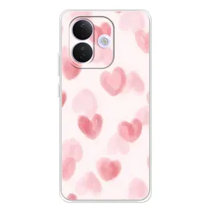 Чехол с розовым рисунком для Xiaomi Redmi Note 17 Pro (Розовые сердечки)