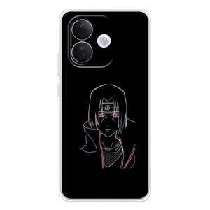 Чехлы на тему: Итачи Учиха для Xiaomi Redmi Note 17 Pro (AlphaPrint) (силуэт Итачи)