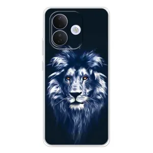 Чехол со Львом для Xiaomi Redmi Note 17 Pro (VPrint) (Синий Лев)