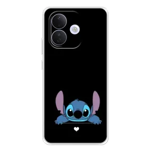 Чехол с принтом Стич на Xiaomi Redmi Note 17 Pro (Стич на черном)
