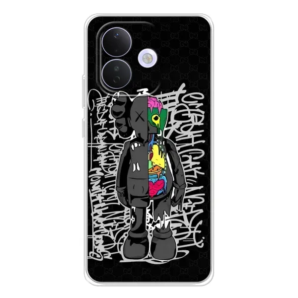 Чехол с принтом «Стиль Bearbrick» для Xiaomi Redmi Note 17 Pro