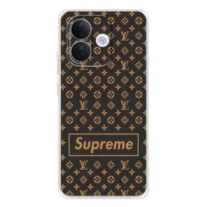 Чехол для Xiaomi Redmi Note 17 Pro с картинкой Supreme (AlphaPrint) (Supreme LV)