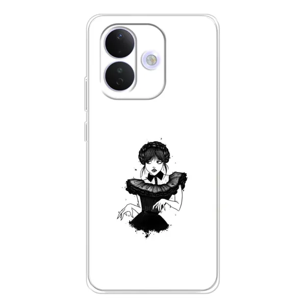 Чехол с принтом «танец Уэнздей» для Xiaomi Redmi Note 17 Pro