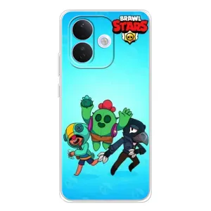 Чехлы Brawl Stars для Xiaomi Redmi Note 17 Pro (AlphaPrint) (Трио героев)